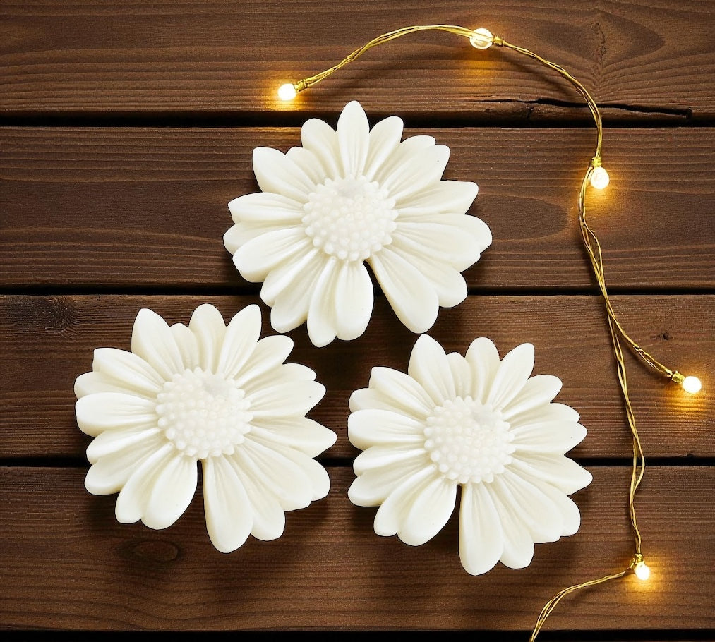 Candele fiore Margherita Set da 3 pz