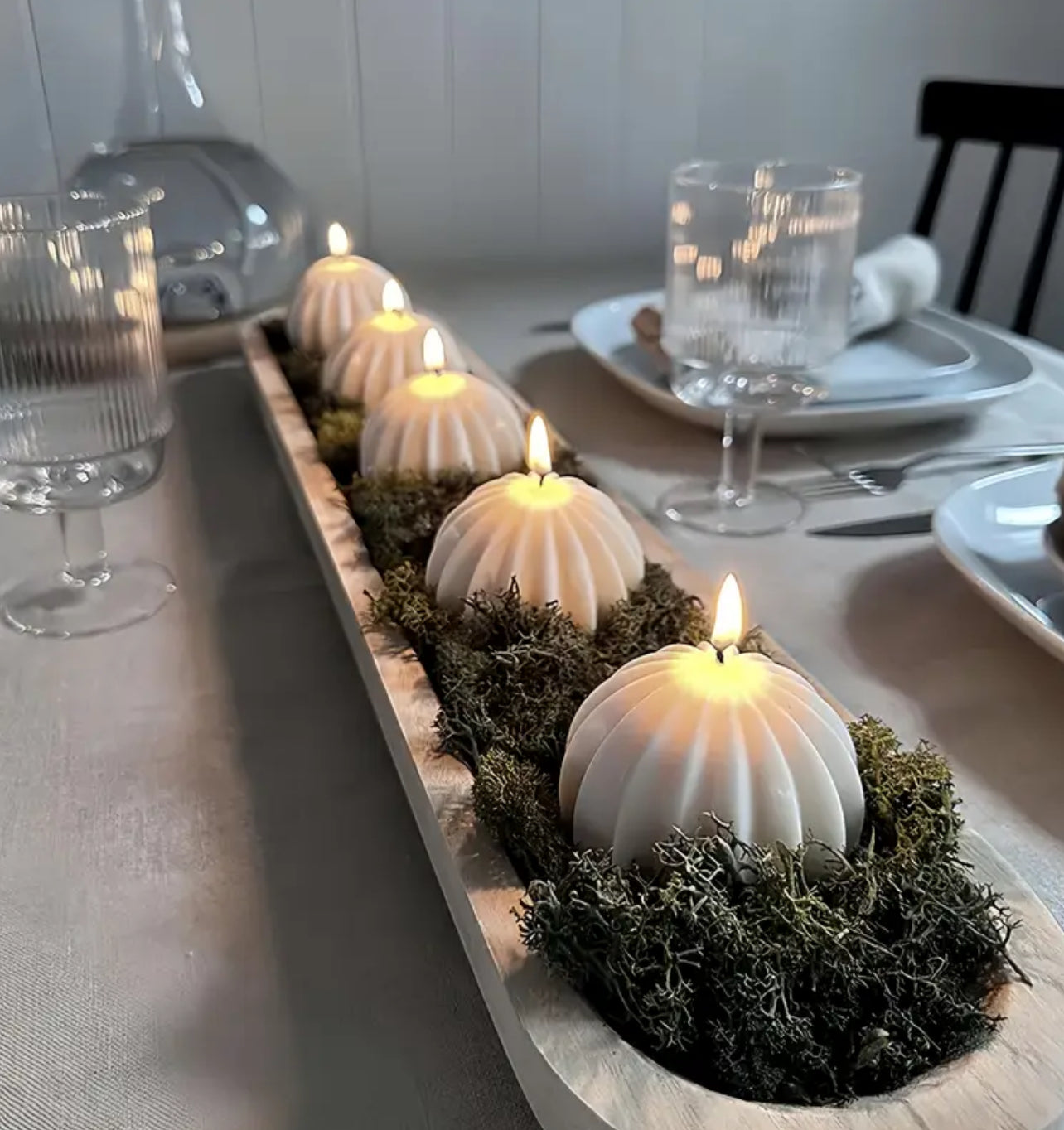 Sfera Candle - Candela Sferica Artigianale Cera Vegetale