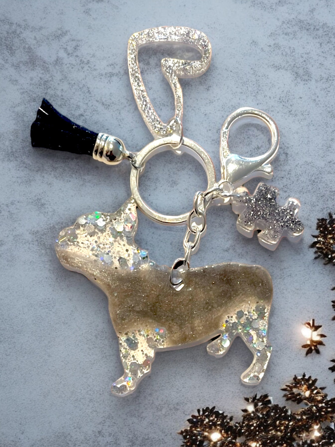 Portachiavi a forma di cane ā¤ļø