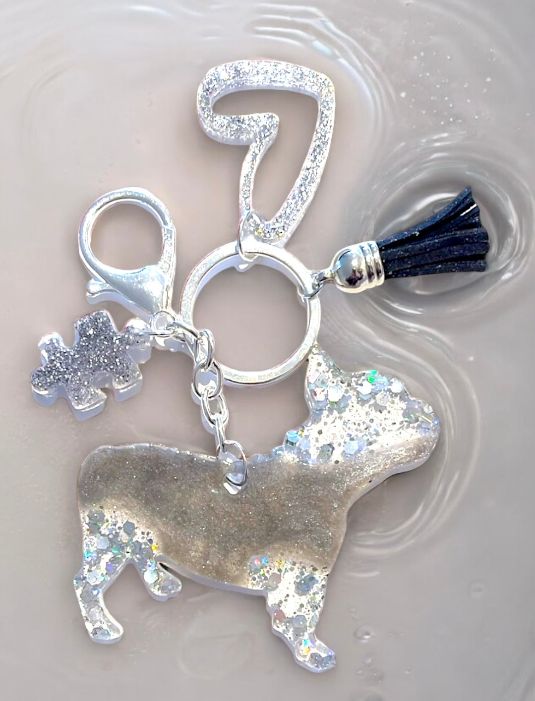 Portachiavi a forma di cane ❤️