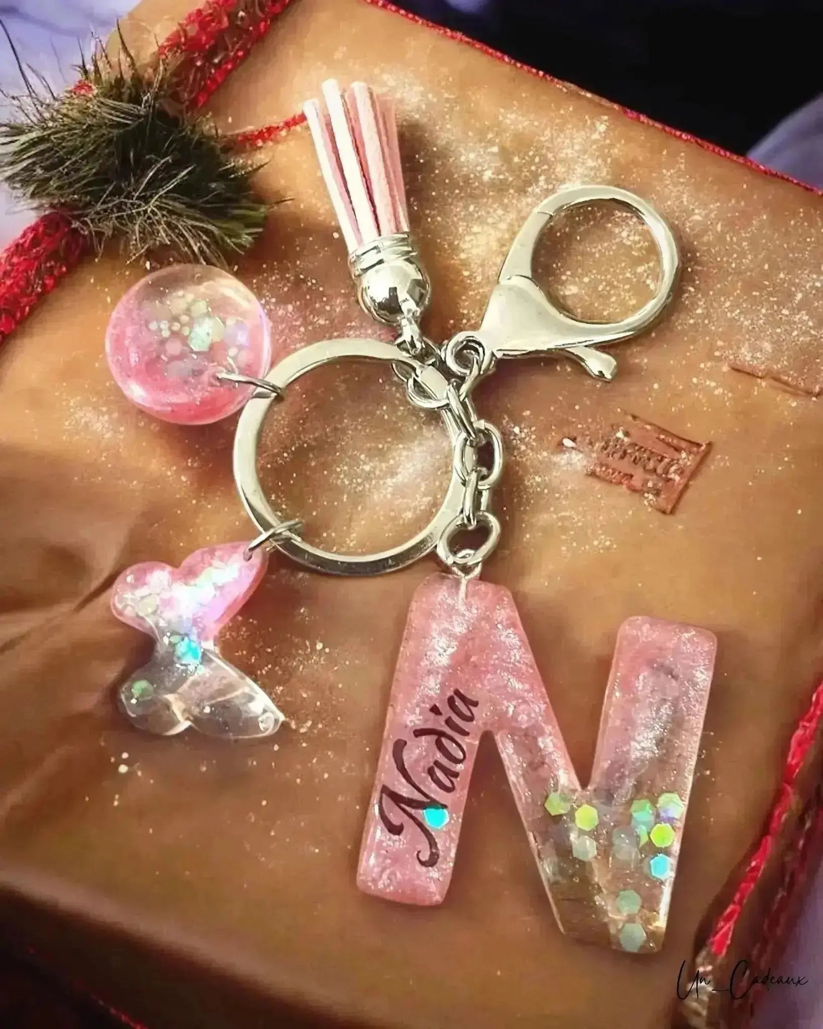 Portachiavi iniziale - Un_Cadeaux