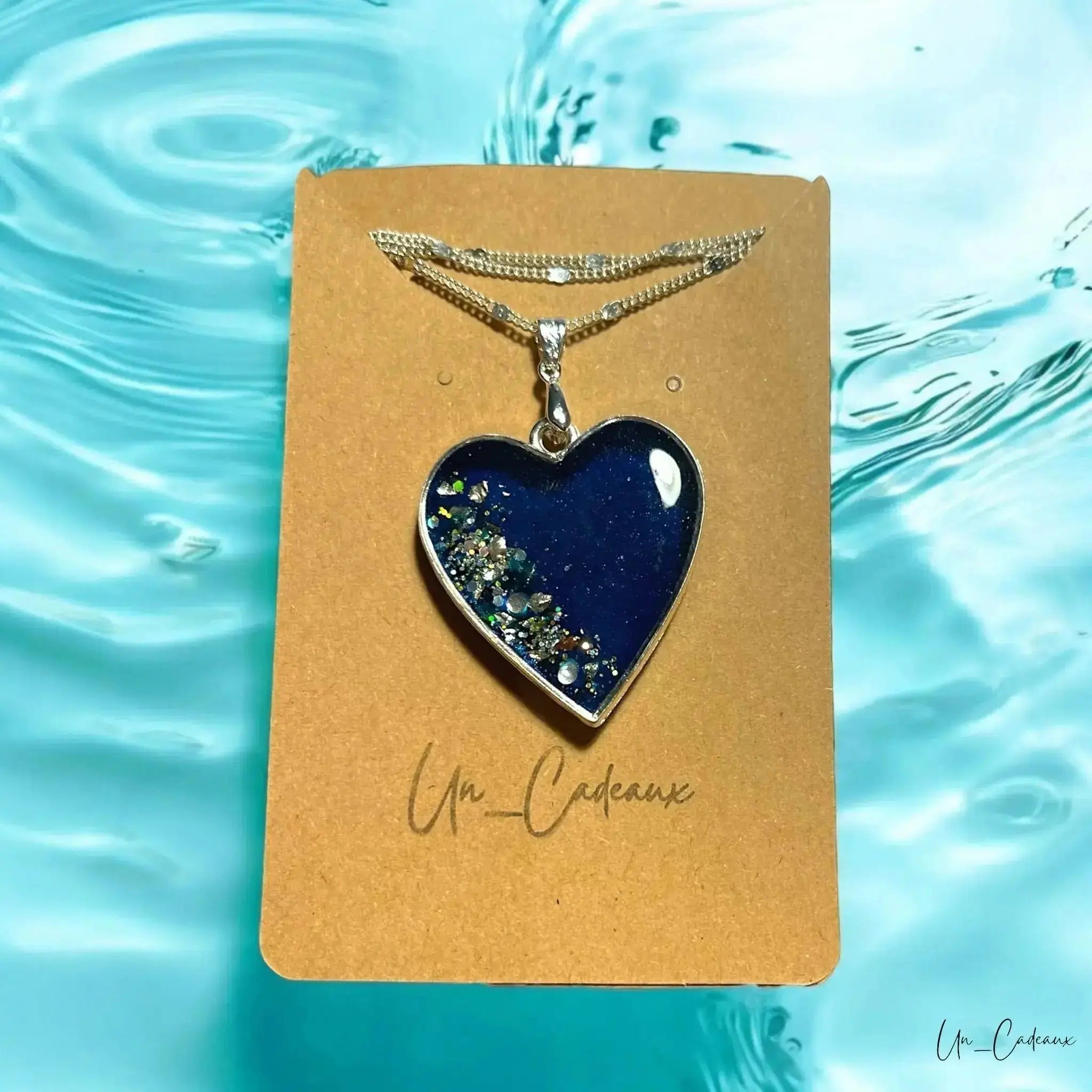 Ciondolo cuore Blue oceano 💙 - Un_Cadeaux