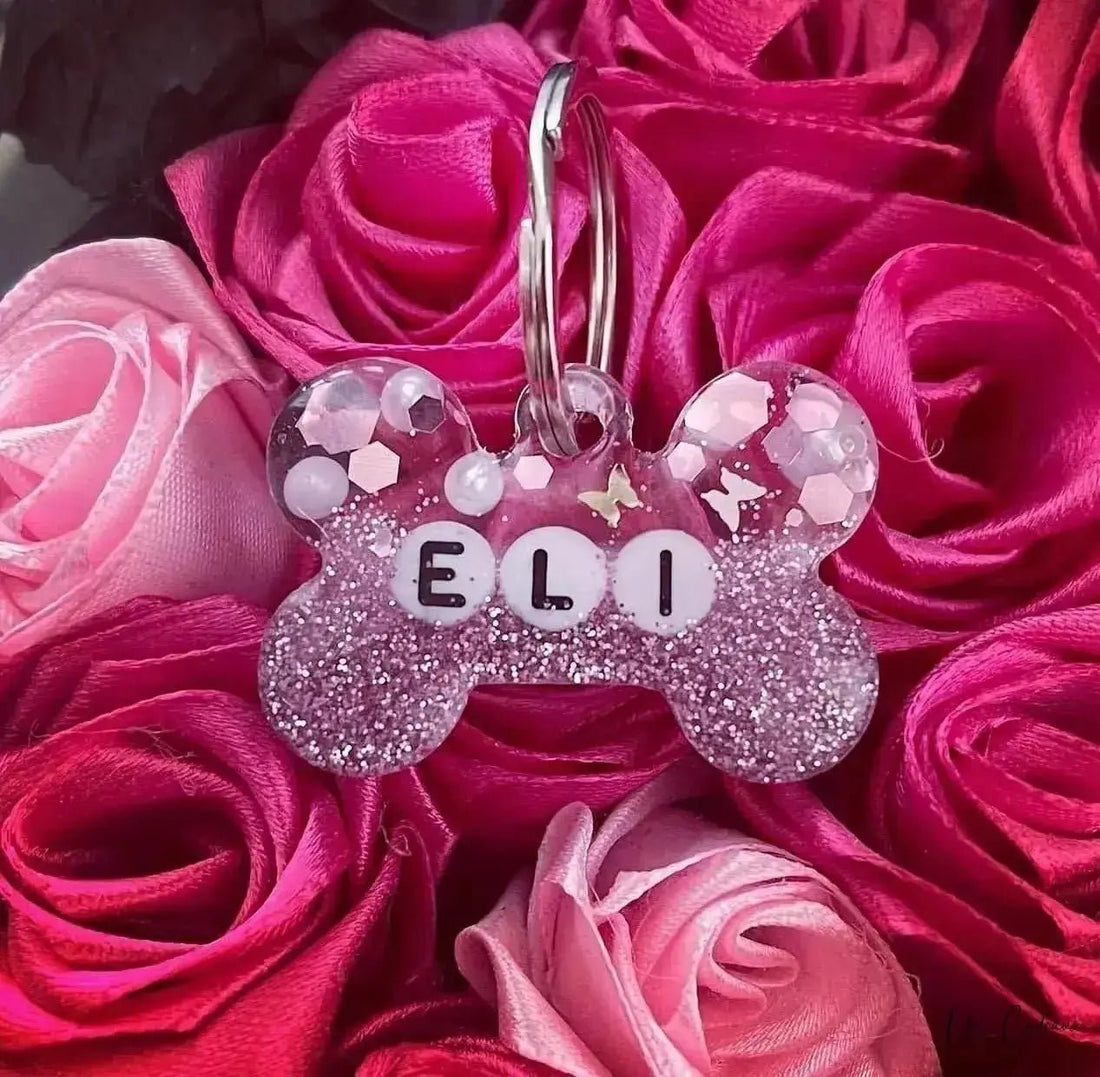 Medaglietta per cani glitter - Un_Cadeaux