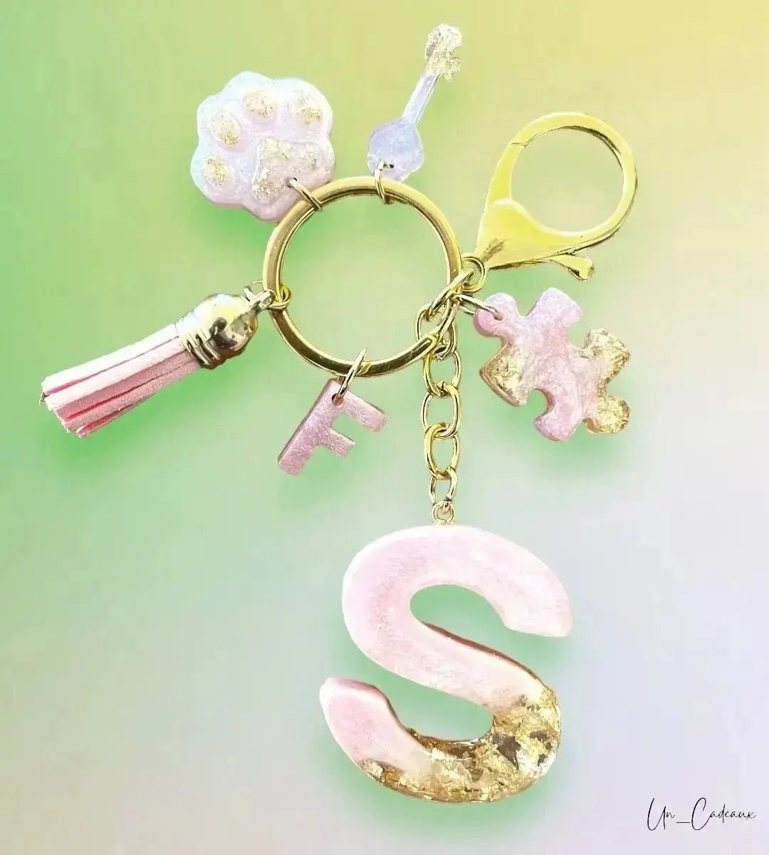 Portachiavi iniziale - Un_Cadeaux