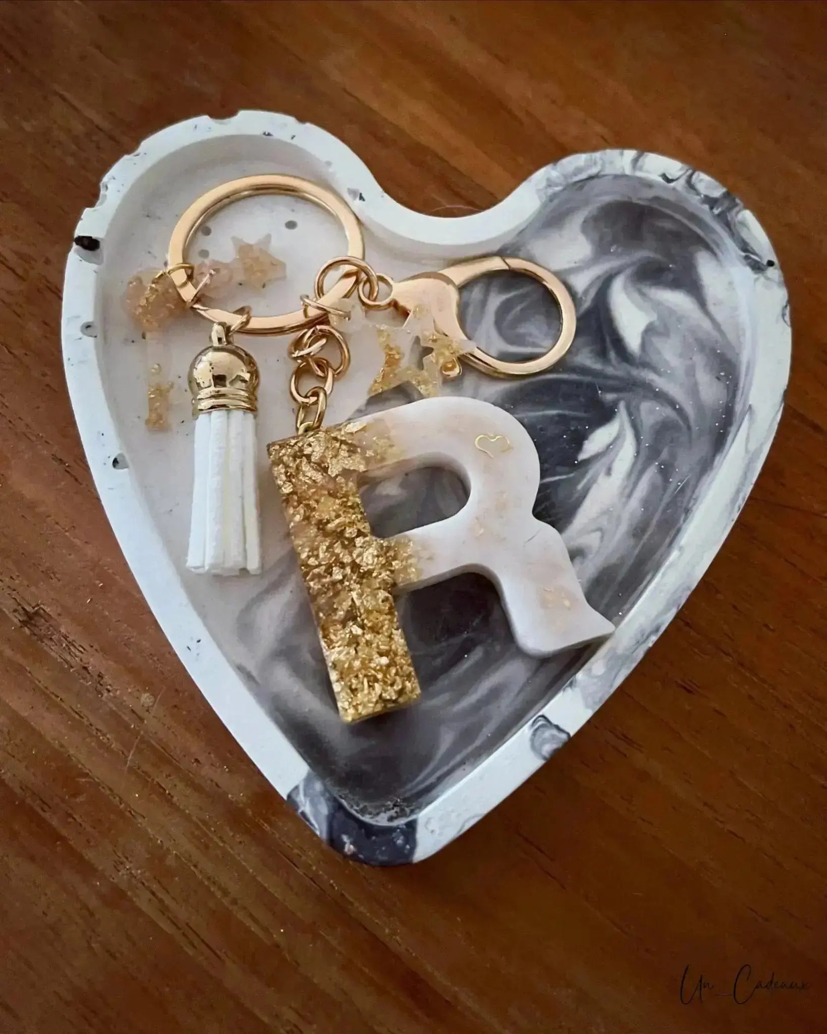 Portachiavi iniziale - Un_Cadeaux