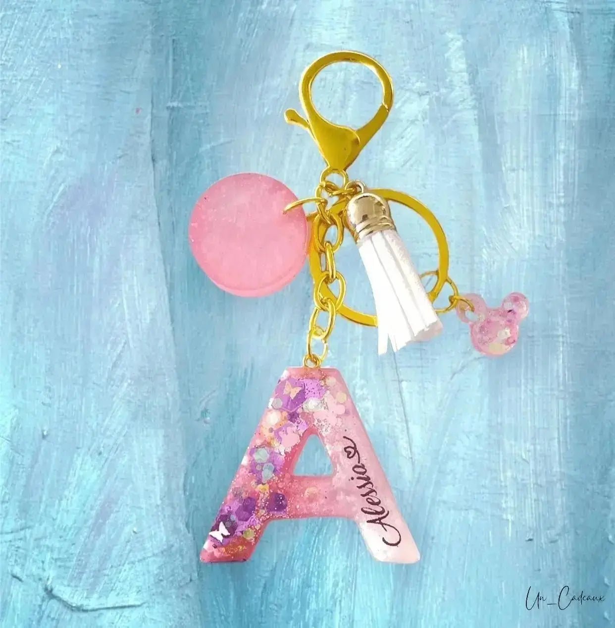 Portachiavi iniziale - Un_Cadeaux