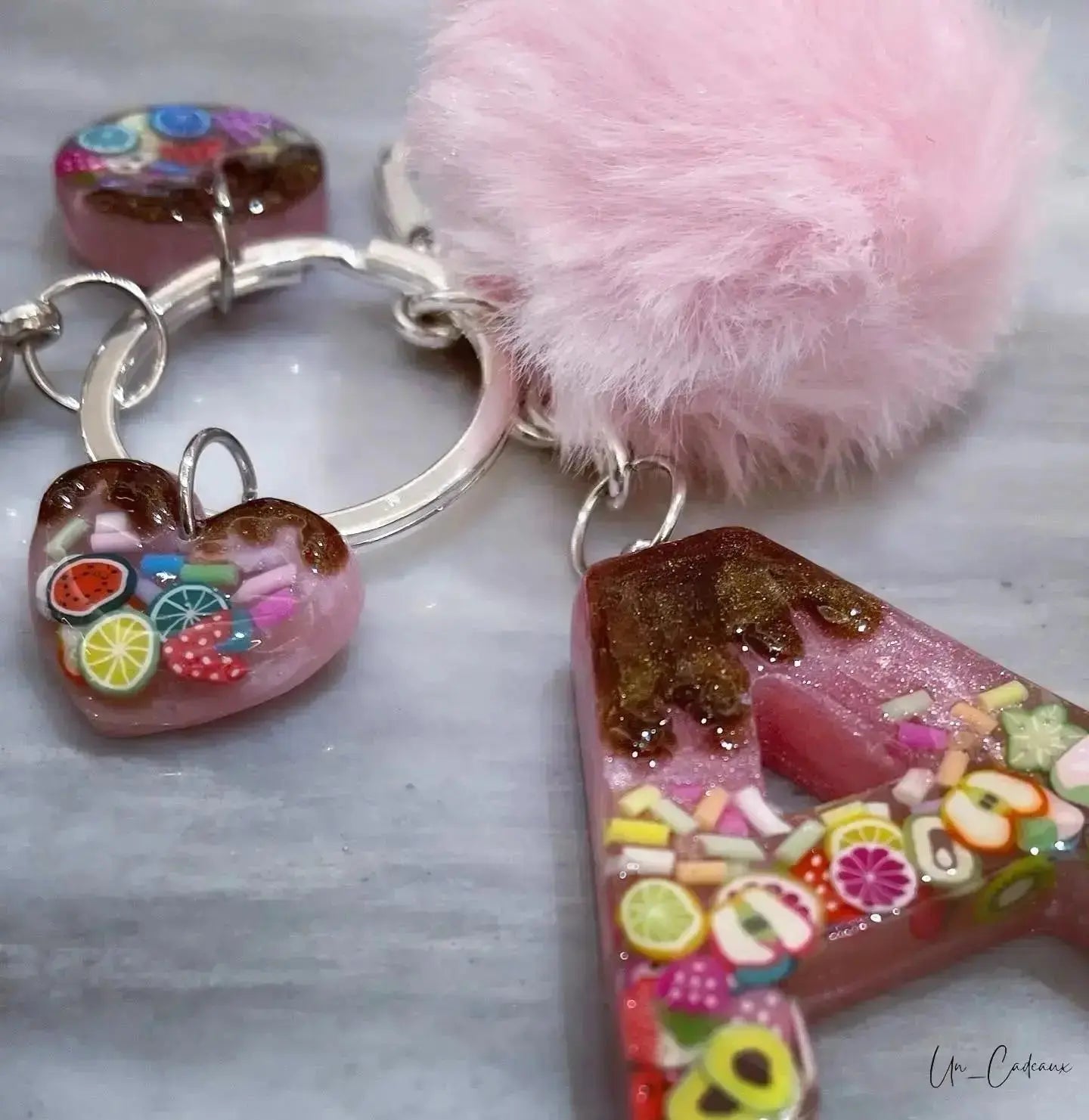 Portachiavi iniziale - Un_Cadeaux