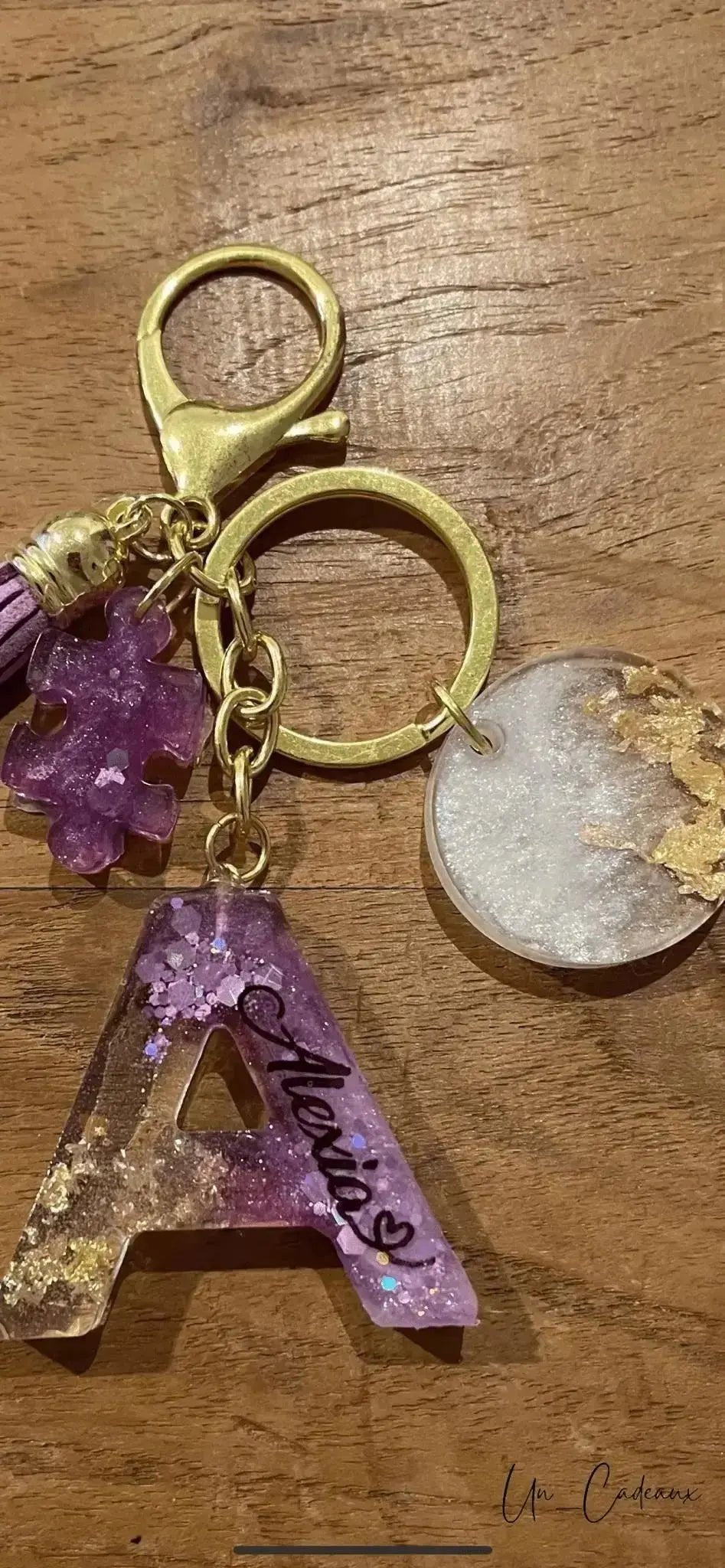 Portachiavi iniziale - Un_Cadeaux