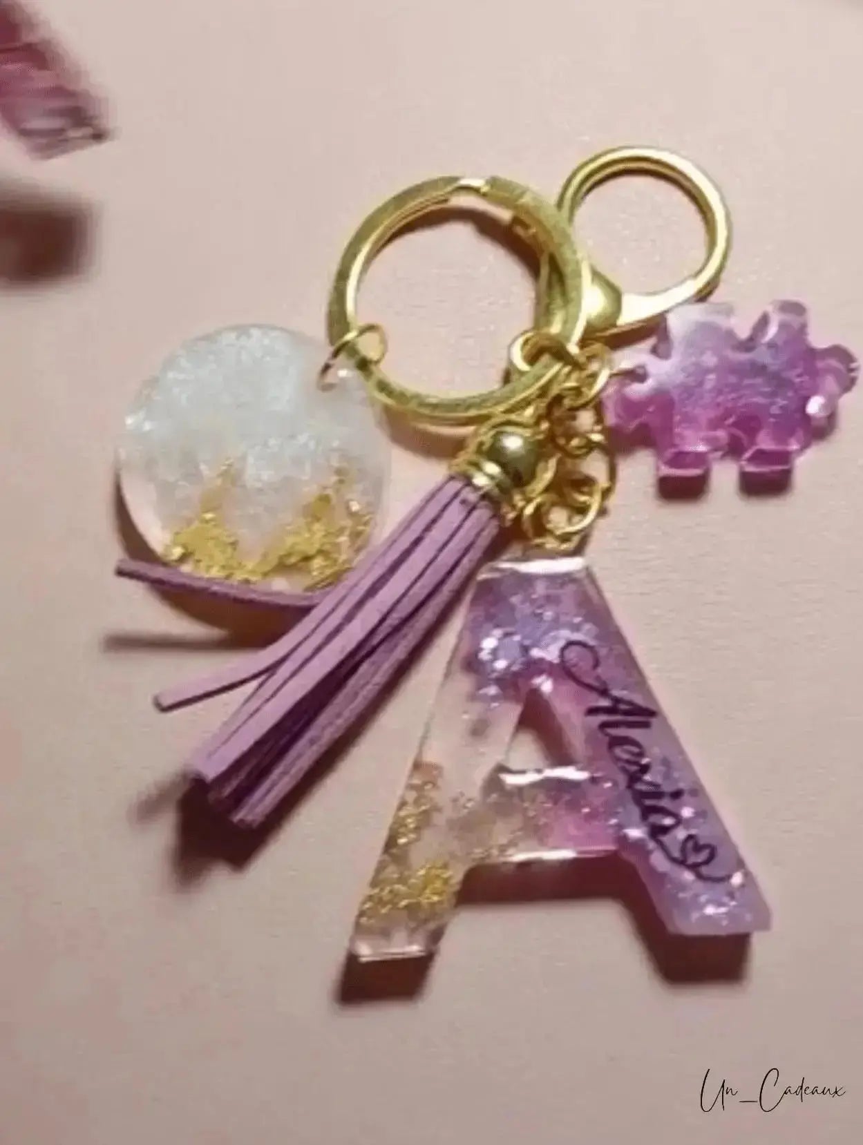 Portachiavi iniziale - Un_Cadeaux