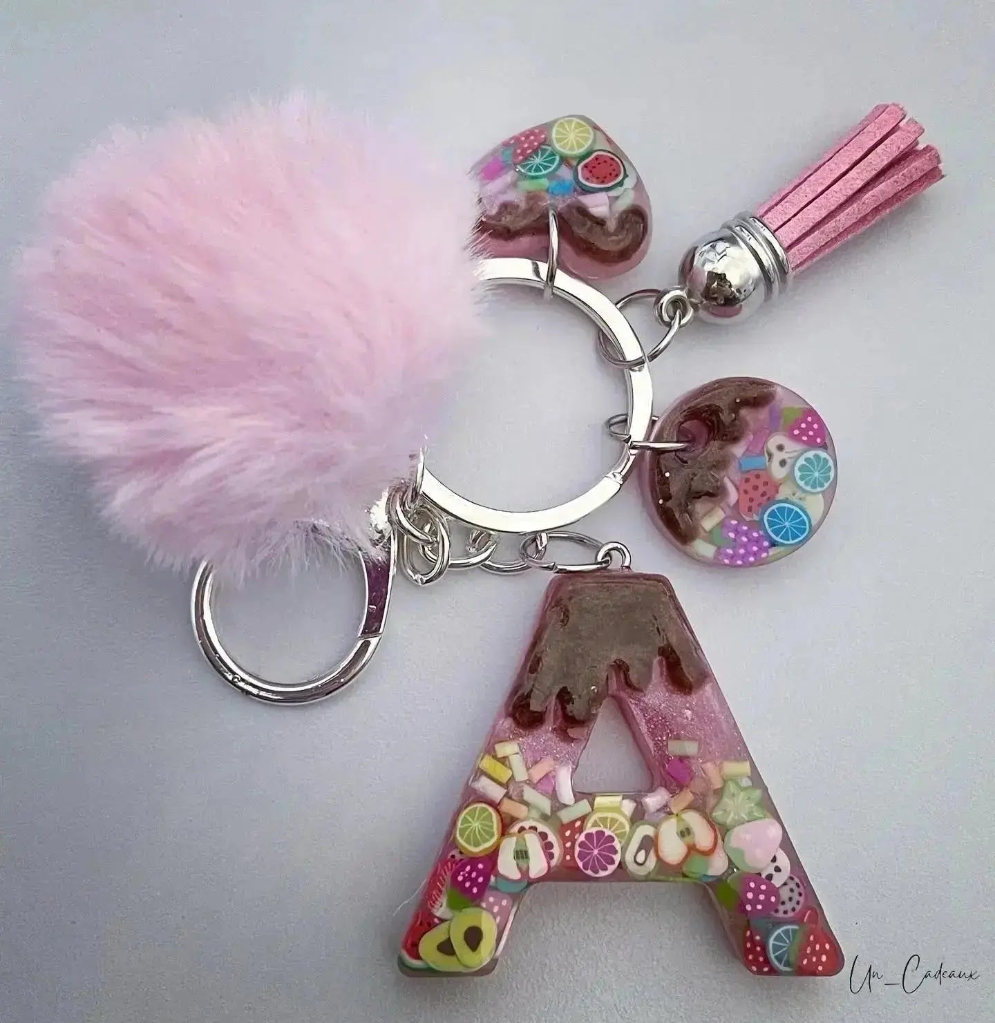 Portachiavi iniziale - Un_Cadeaux