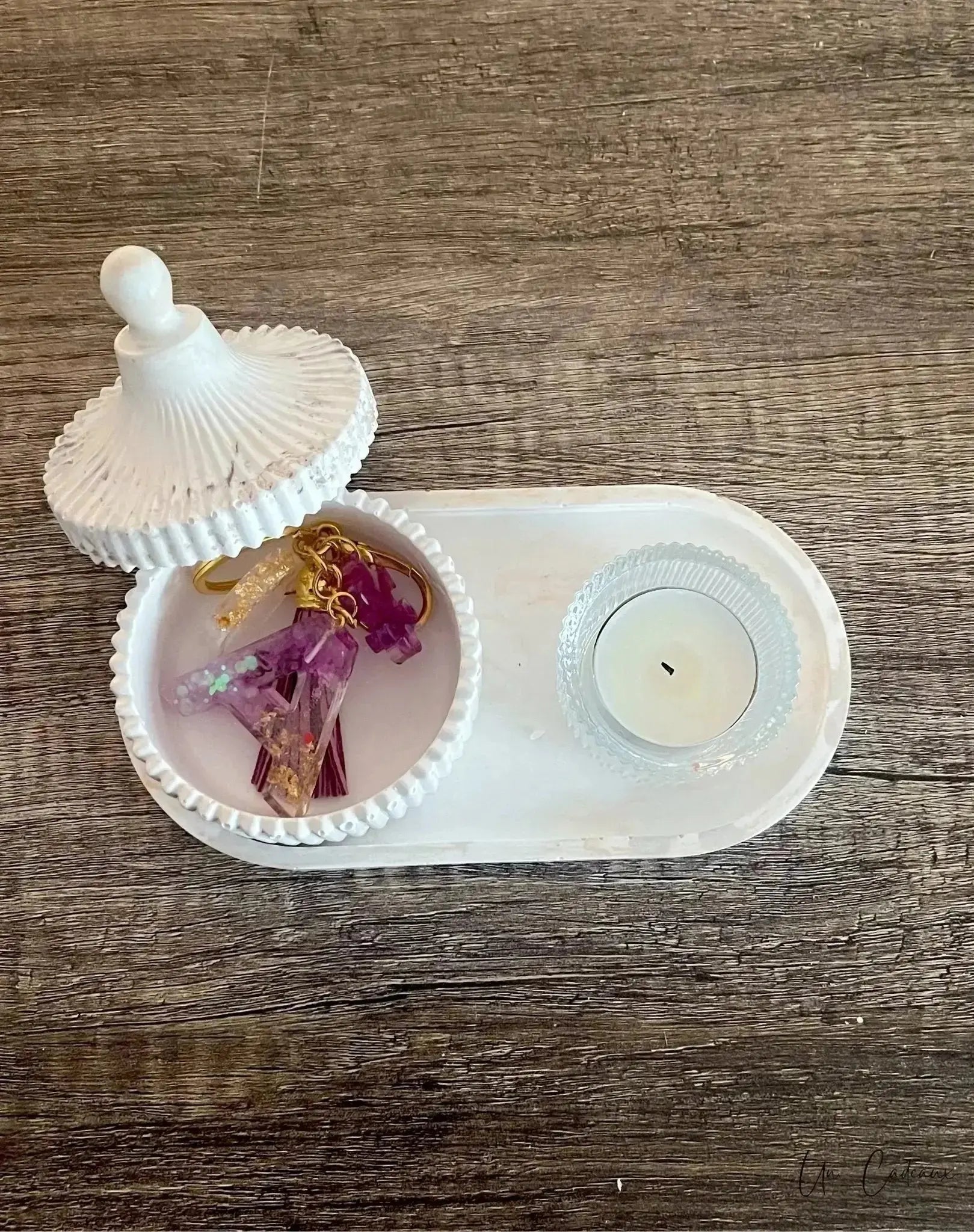 Vassoio in cemento ovale - Un_Cadeaux