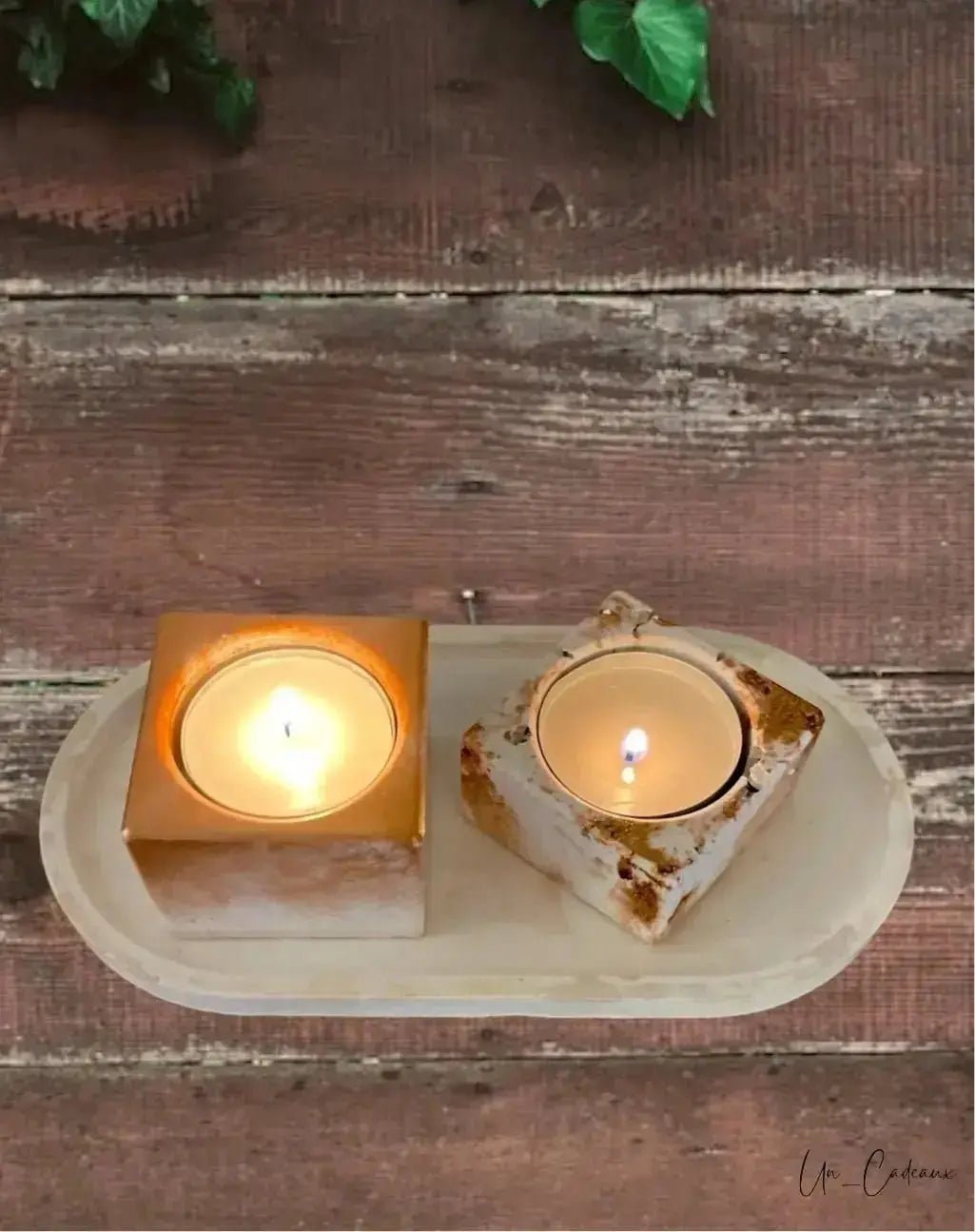 Vassoio in cemento ovale - Un_Cadeaux