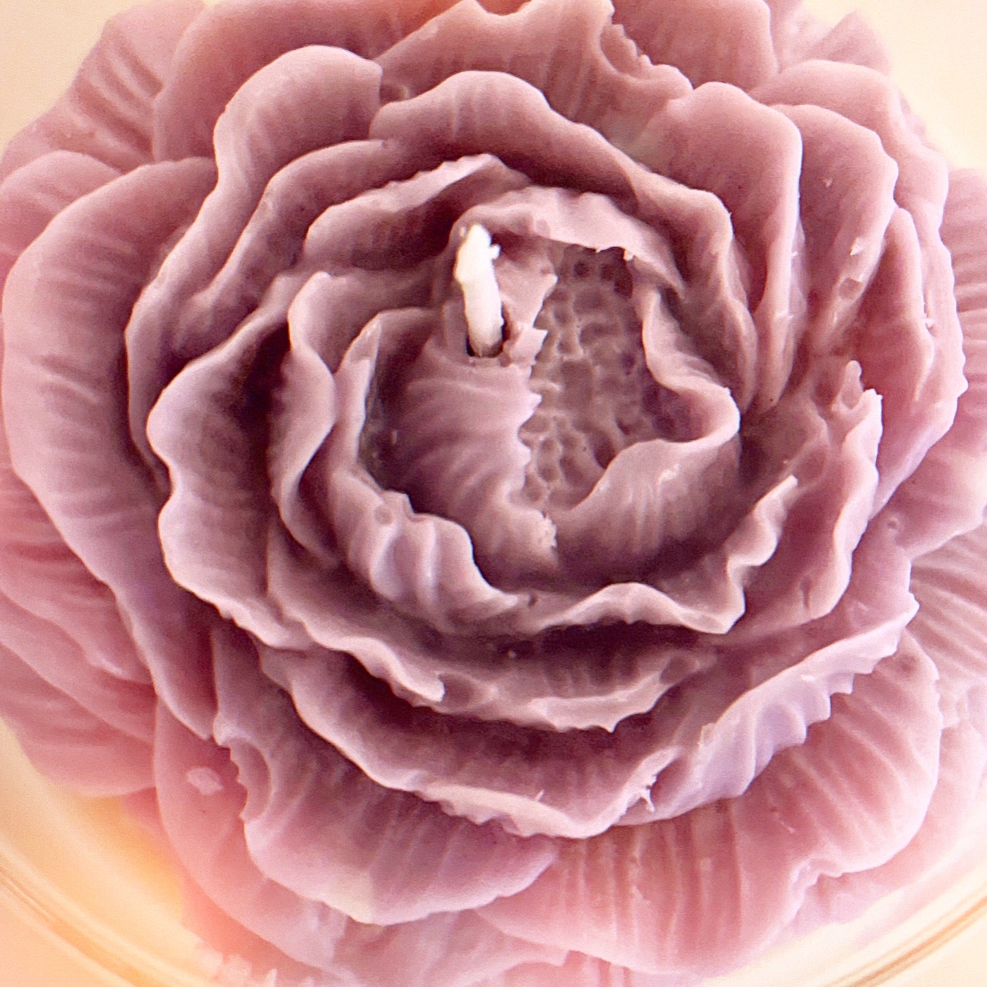 Candela Fiore Rosa - Bomboniera Artigianale