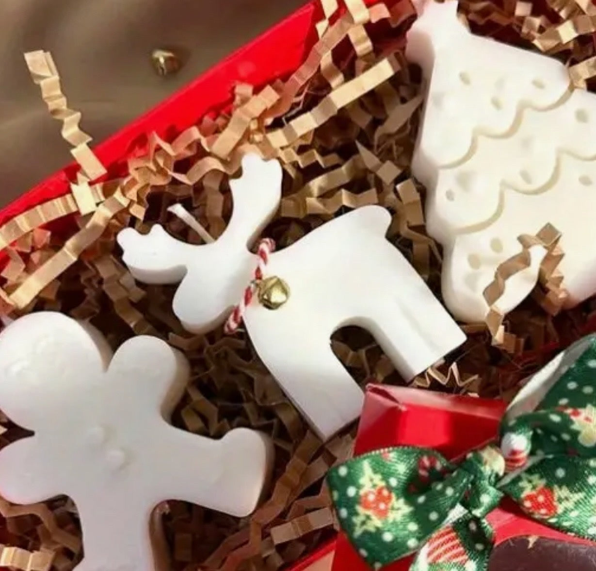 Set 3 Candele Natalizie Artigianali - Trio Christmas Joy