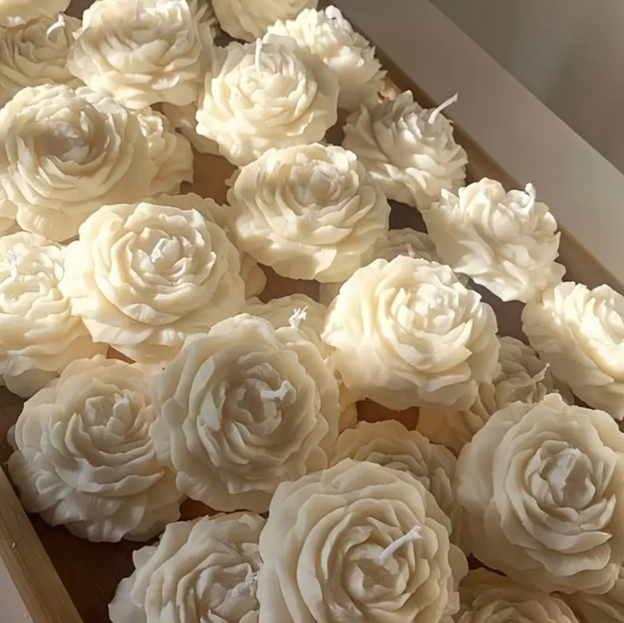 Candela Fiore Rosa - Bomboniera Artigianale