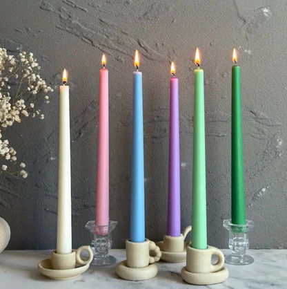 🕯️ Candela Liscia – Set da 3 pezzi (26 cm)