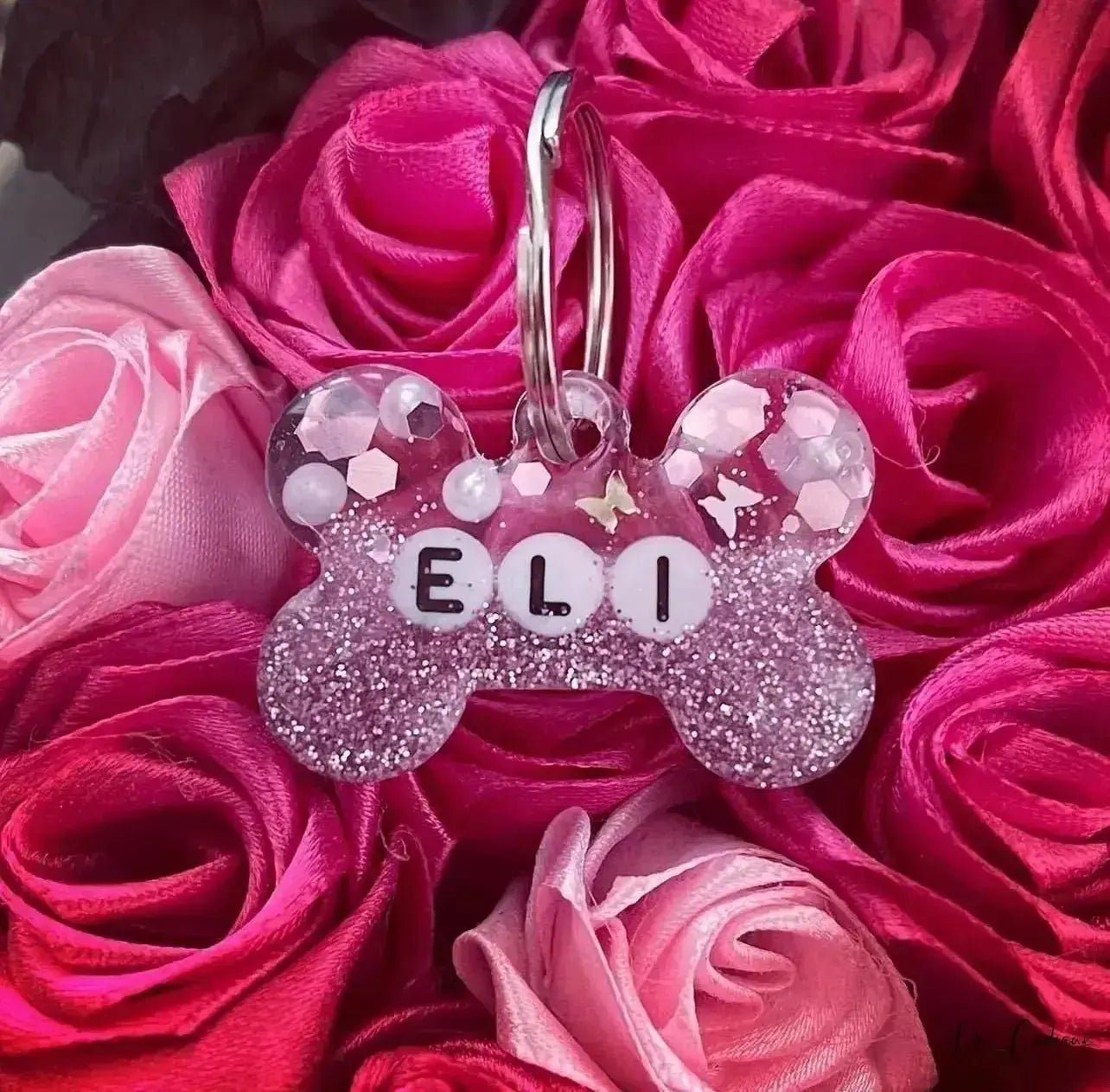 Medaglietta glitter Eli - Un_Cadeaux