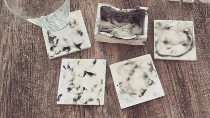 Set Sottobicchieri 🖤🤍🩶 - Un_Cadeaux